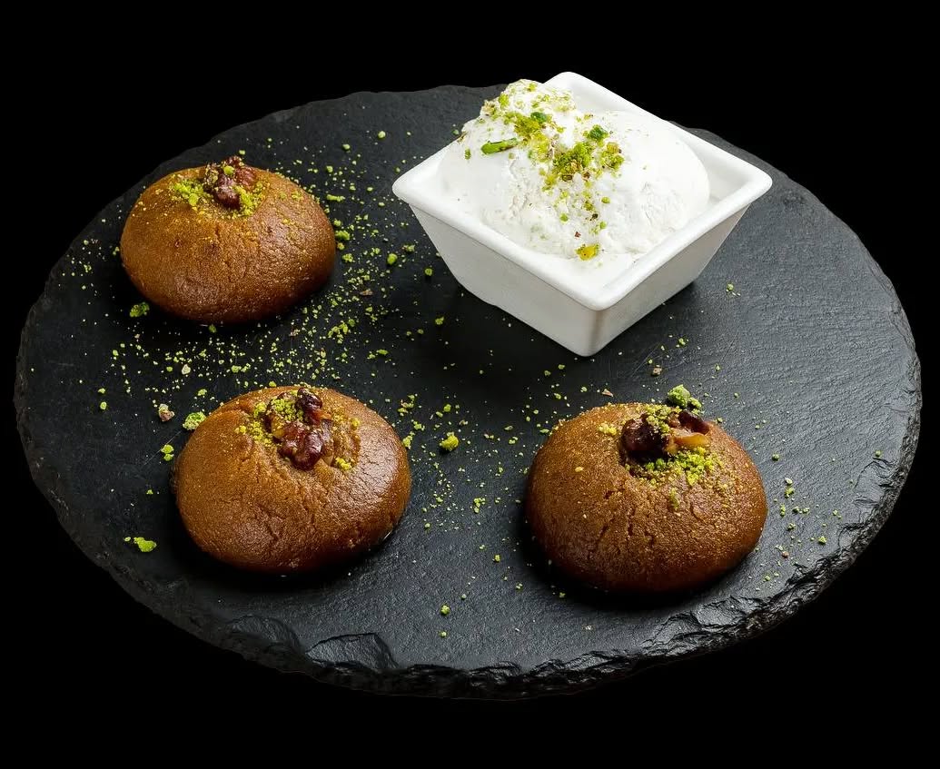 ŞEKER PARE WITH ICE CREAM (3 PCS) (150gr)