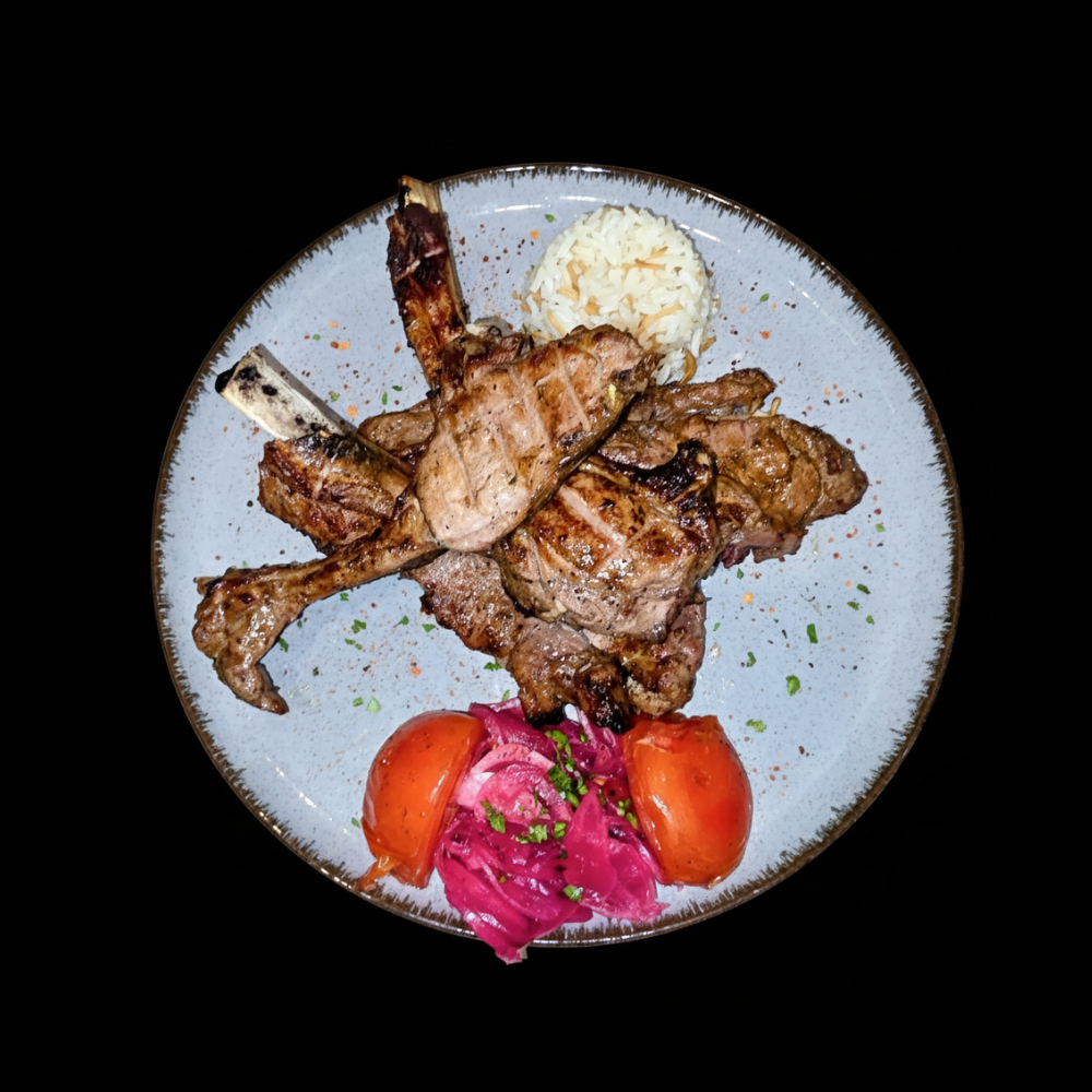 VEAL CHOP WITH SIDE DISH(500gr)